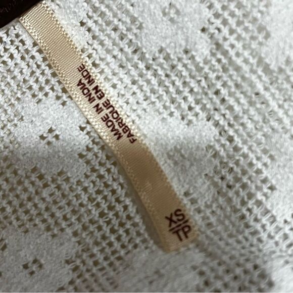 Free People Cream Sleeveless Embellished Blouse - Picture 11 of 15